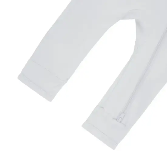 Kyte Baby Zippered Romper in Storm image {4}