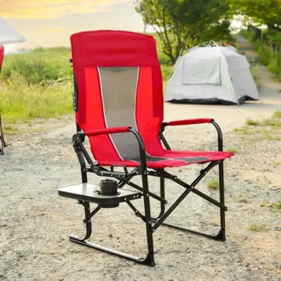 KWPZQEB Directors Chair, Camping Chairs for Adults, Heavy Duty Side Table with Side Table and Side Pockets, Lawn Chairs for Beach, Lawn image {14}