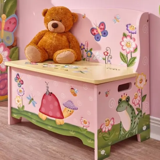 Magic Garden Storage Bench - Fantasy Fields by Teamson Kids image {1}