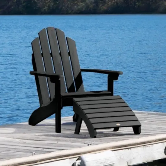 Westport 2pc Folding Adirondack Chair with Ottoman - highwood
 image {1}