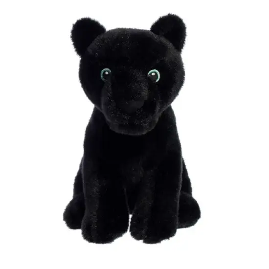Aurora Small Panther Eco Nation Eco-Friendly Stuffed Animal Black 7.5" image {2}