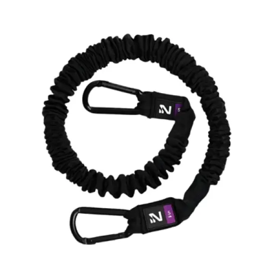 Iron Neck Dynamic Training Bands with Max Resistance | Train, Workout, or Rehab Training Band | Stretches from 3 to 9 ft | Cloth-Wrapped image {10}