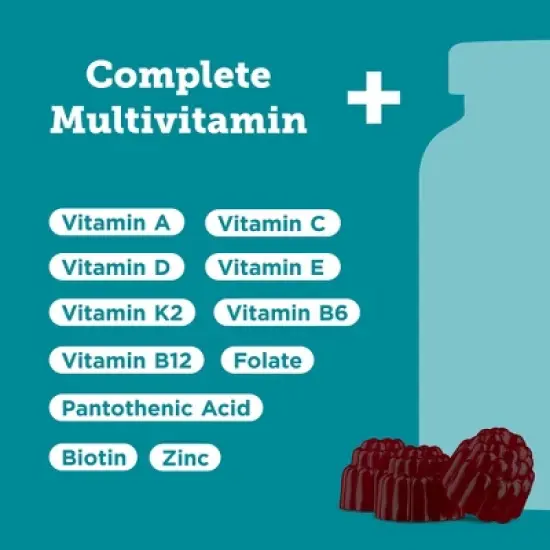 Hyland's Naturals Kids' Sugar Free Multivitamin + Brain & Eye Health - 60ct image {2}