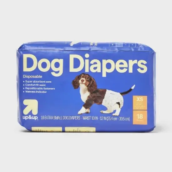 Dog Diapers - 18ct - up&up&trade; image {4}