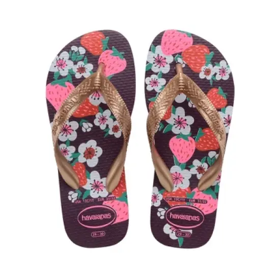 Havaianas - Girl's Strawberry Flowers Flores Flip Flop Sandals image {4}
