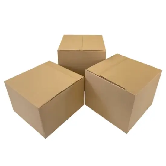 UOFFICE Pack of 25 - Corrugated Boxes 12" x 12" x 8" - Cardboard Shipping Boxes image {2}