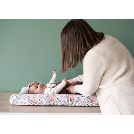 Copper Pearl Autumn Premium Diaper Changing Pad Cover image {2}