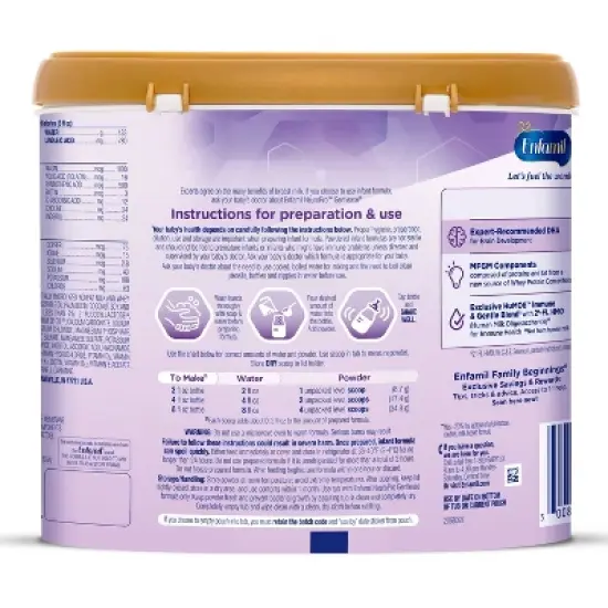 Enfamil NeuroPro Gentlease Powder Infant Formula  image {7}