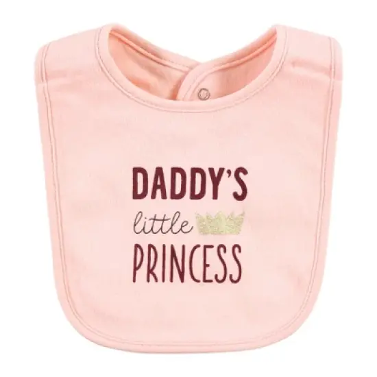 Hudson Baby Infant Girls Cotton Bibs, Mommys Bestie, One Size image {6}