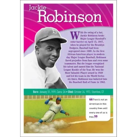 Scholastic Teaching Solutions Notable African Americans Bulletin Board Set image {4}