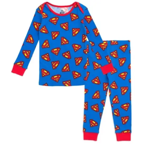 DC Comics Justice League Superman Batman Sweatshirt and Pants Set Infant to Toddler image {8}