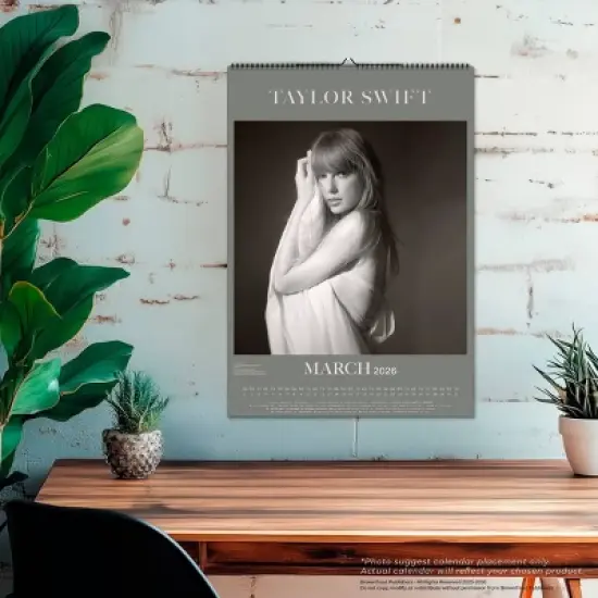 BrownTrout Taylor Swift 2026 11.7x16.5 Inch Hanging A3 Poster Wall Calendar image {4}