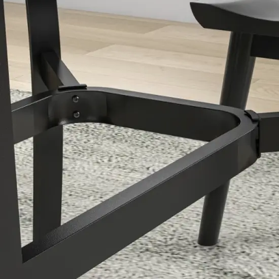 Outsunny Rectangle Outdoor Dining Table for 6 People, Slat Rectangular Patio Table with Umbrella Hole, Steel Frame for Garden, Balcony image {5}