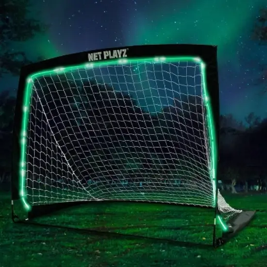 Net Playz Soccer 4' x 3' Goal Lighting Portable Net image {1}