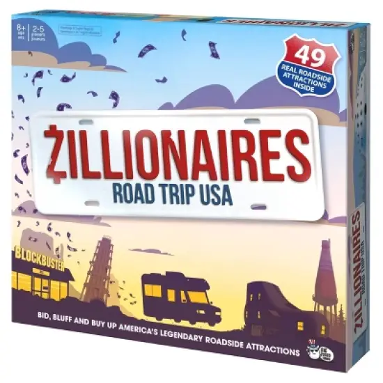 Big Potato Zillionaires Road Trip USA Board Game image {5}