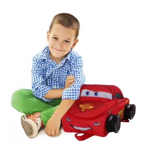 Disney Kids' Cars  12" Backpack - Red image {4}