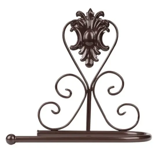 Unique Bargains Wall Rack Stand Toilet Paper Roll Holder for Bathroom image {7}