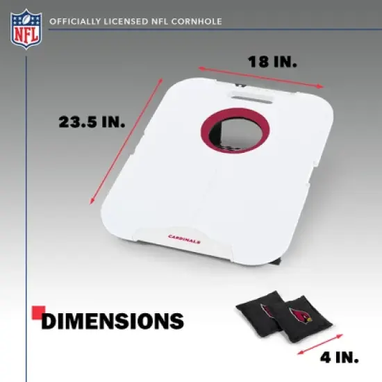 NFL Arizona Cardinals All-Weather Travel Cornhole Set image {4}