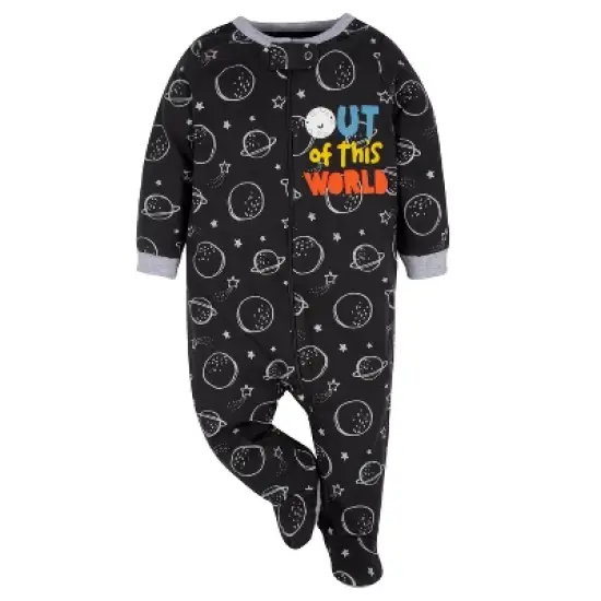 Gerber Baby Boys' Long Sleeve Sleep 'N Plays - 2-Pack image {1}