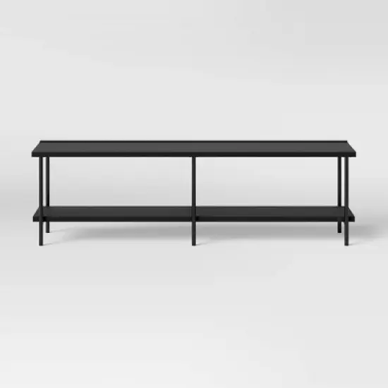 Wood and Metal TV Stand for TVs up to 60" - Room Essentials&trade; image {2}
