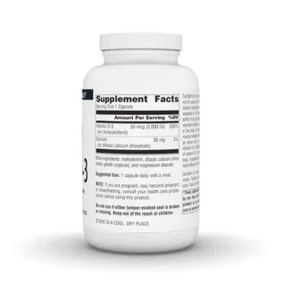 Vitamin D-3 2000 IU by Source Naturals, Inc.  -  400 Capsule image {1}