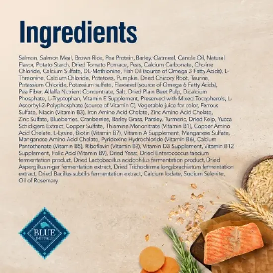 Blue Buffalo True Solutions Perfect Coat Skin and Coat Care Adult Salmon flavor Dry Cat Food image {4}