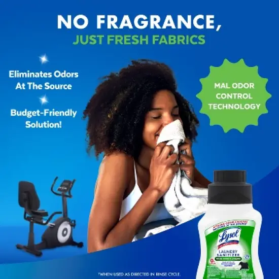 Lysol Laundry Sanitizer Tough Odor Eliminator - 21 fl oz image {3}