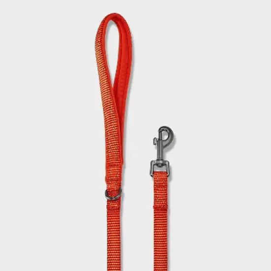 Reflective Comfort Dog and Cat Leash - 72" - Bright Orange - Boots & Barkley&trade; image {2}