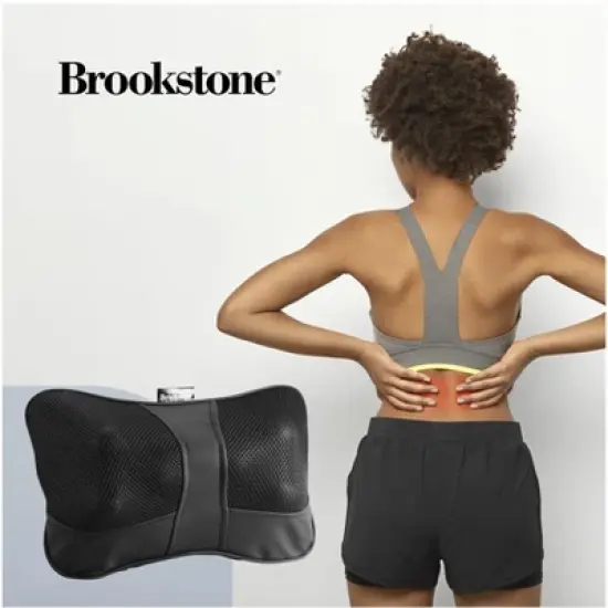 Brookstone Shiatsu Neck and Lumbar Massager image {4}