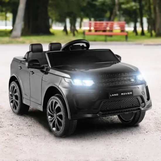 Costway 12V Kids Ride On Car Licensed Land Rover Electric Vehicle w/ Remote Control White\Black\Pink image {3}