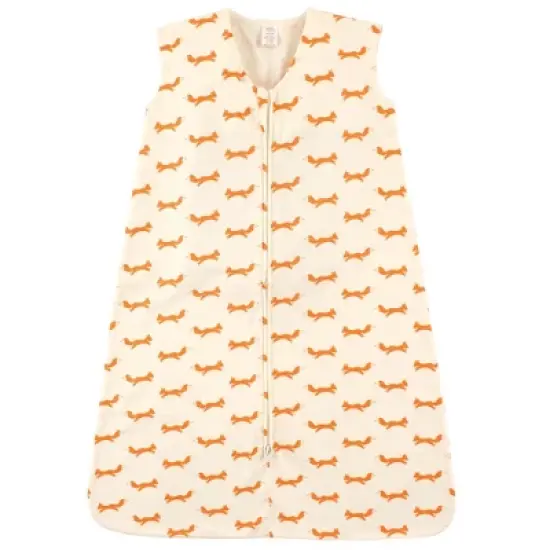 Touched by Nature Baby Boy Organic Cotton Sleeveless Wearable Sleeping Bag, Sack, Blanket, Fox image {1}