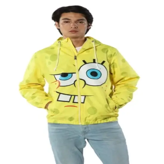 Members Only Men's Spongebob Windbreaker Jacket image {5}