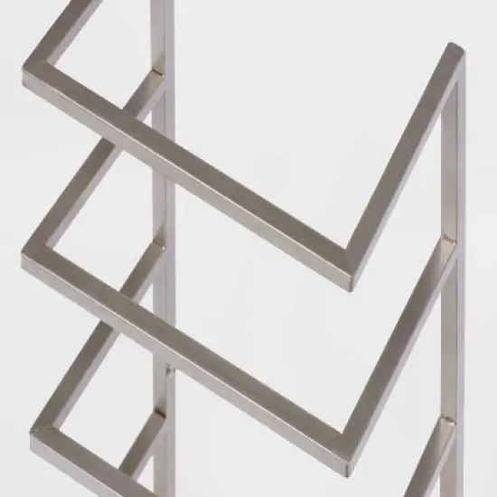 Towel Wall Storage Cabinet Brushed Nickel Metal - Brightroom&trade; image {2}