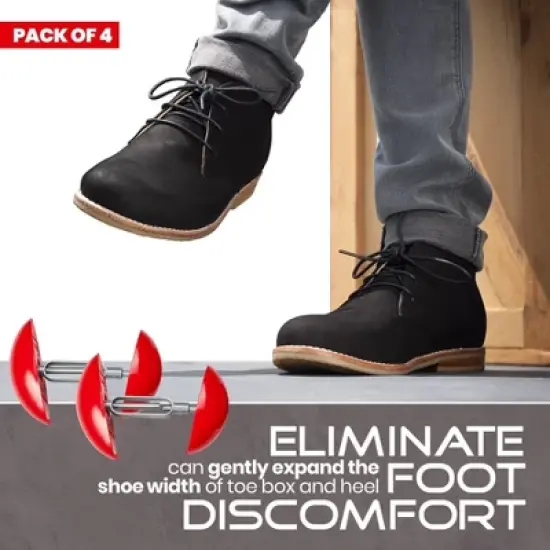 MEDca Shoe Stretcher &ndash; 2 Pairs (4 Stretchers) Red image {2}