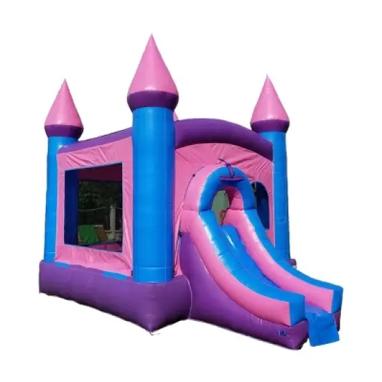 Pogo Bounce House Crossover Bounce House with Slide, No Blower image {2}