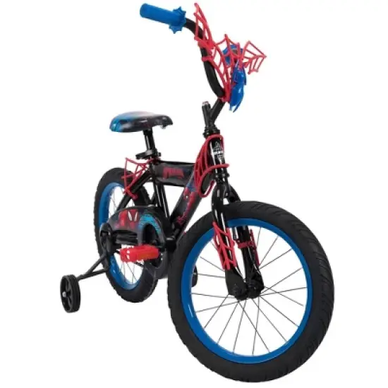 Huffy Marvel 16" Spider-Man Kids' Bike - Blue image {2}