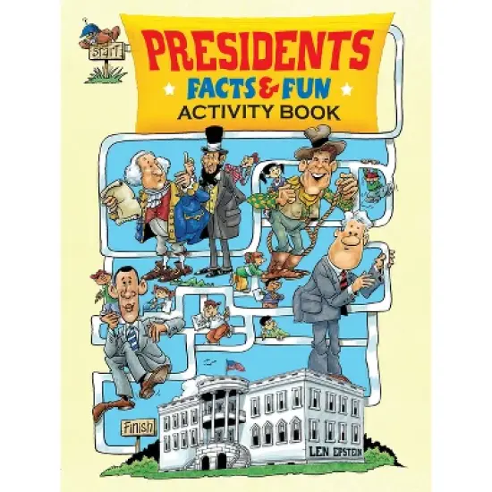 Presidents Facts & Fun Activity Book - (Dover Kids Activity Books: U.S.A.) by  Len Epstein (Paperback) image {1}