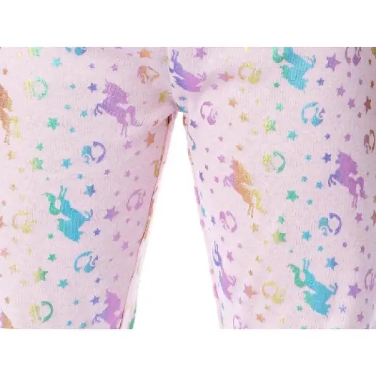 Mattel Girls' Barbie Dream Team Unicorn Best Friend Sleep Pajama Set Pink image {3}