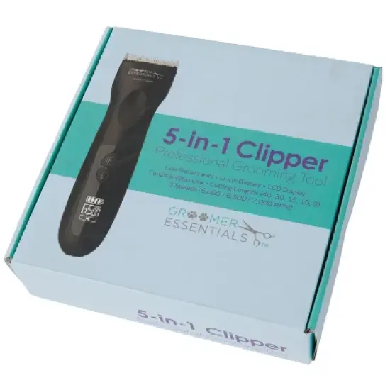 Groomer Essentials 5-in-1 Clipper with Extra Blade image {1}