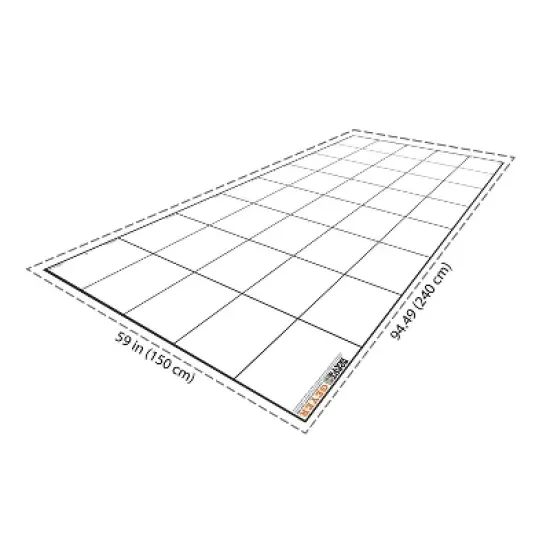 Geyer Instructional Wonder League Robotics Competition Grid Mat, 150cm x 240cm with 30cm Grid image {1}