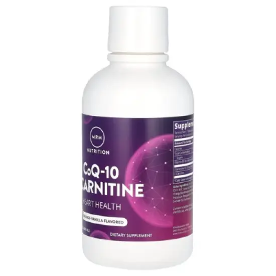 MRM Nutrition CoQ-10 L-Carnitine Liquid, Orange-Vanilla, 16 fl oz (480 ml) image {3}