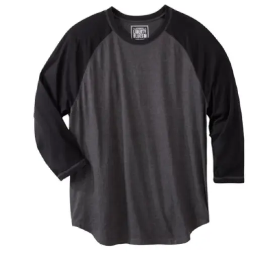 Liberty Blues Men's Big & Tall Crewneck Raglan Tee by image {6}