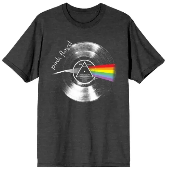 Pink Floyd Prism Record Crew Neck Short Sleeve Anthra Melange Women's T-shirt image {8}