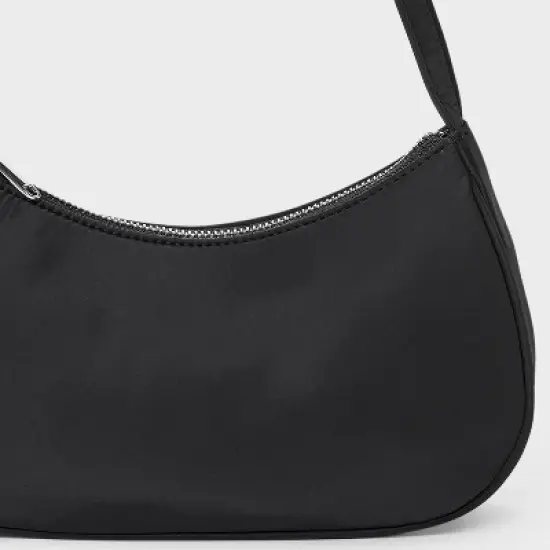 Simple Shoulder Bag - Wild Fable&trade; Black image {4}