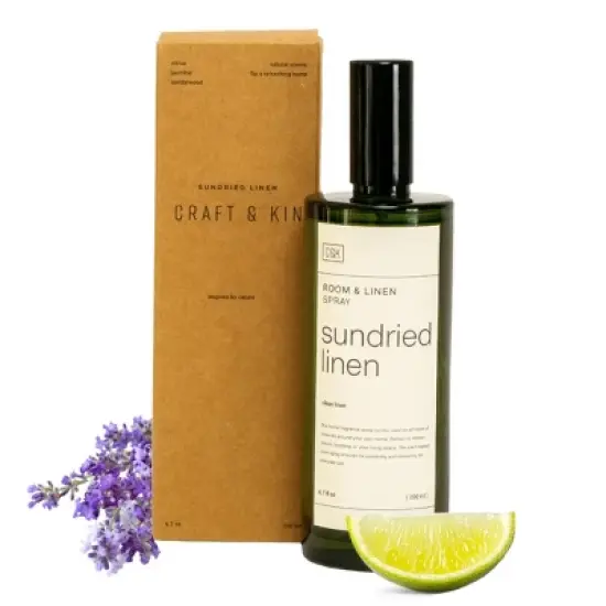 Craft & Kin Room Spray With Green Spray Nozzle Bottle image {7}