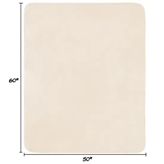 Pet Adobe Waterproof Pet Throw Blanket, Cream image {1}