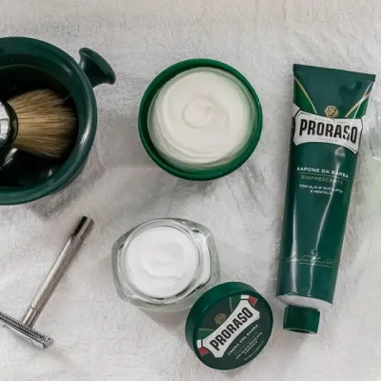 Proraso Shaving Cream Tube Refreshing (5.2 oz) with Menthol and Eucalyptus Oil for a refreshing feel image {2}