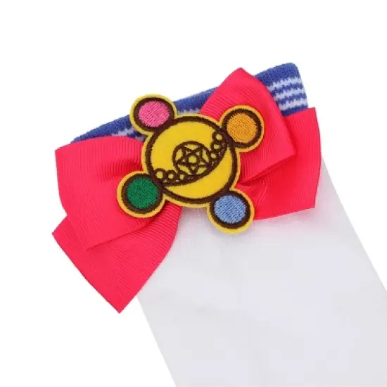 Sailor Moon Outfit Women's White Knee High Socks image {2}