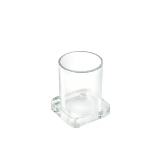 Azar Displays Small Single Cylinder Deluxe Clear Acrylic Cup Holder image {2}