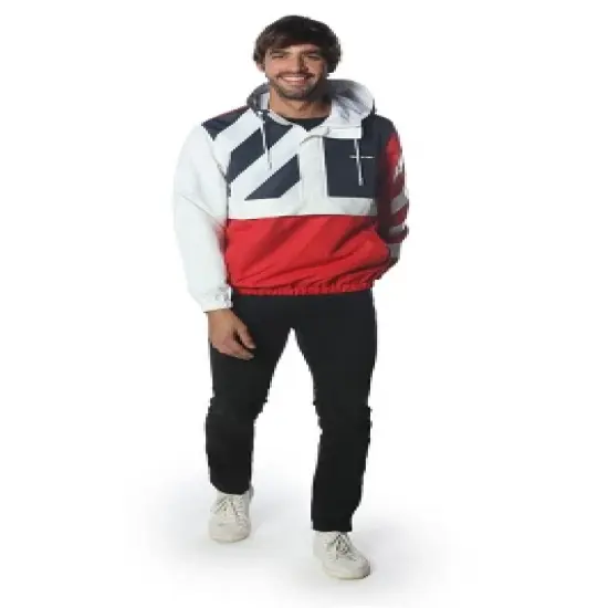 Members Only Men's Mo Jungle Print Popover Jacket image {5}